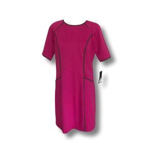 Hot Pink Shift Dress Nine West Fucsia